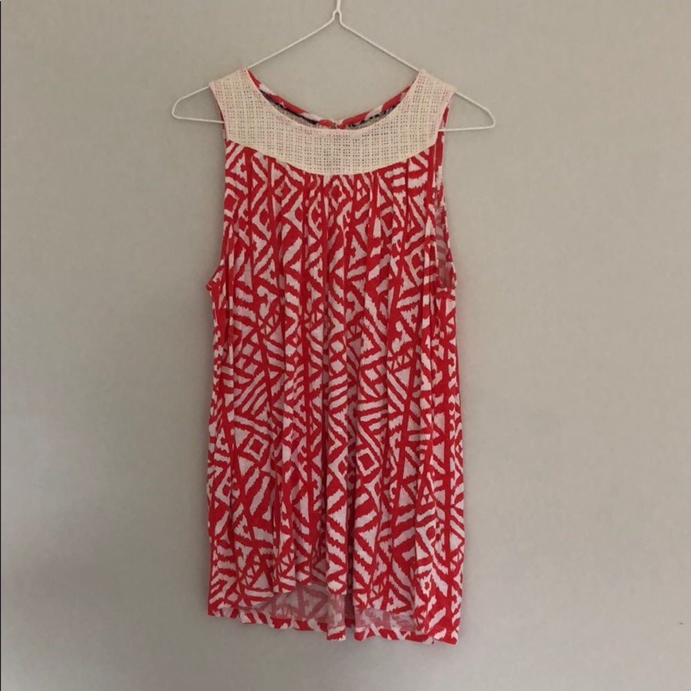 Pink patterned small Max Jeans tank top
